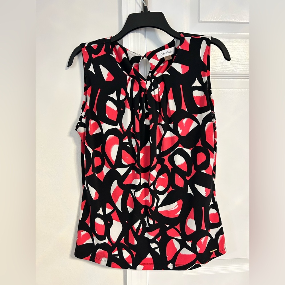 Calvin Klein Career Blouse Sz L
